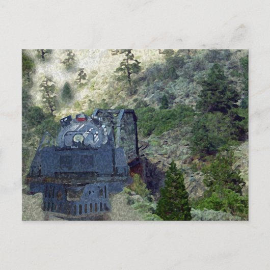 Sunrise Train Postkarte (Vorderseite)