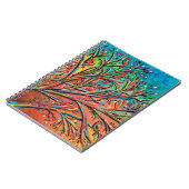 Sunrise Treetop Birds II Notizblock (Linke Seite)