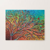 Sunrise Treetop Birds II Puzzle (Horizontal)