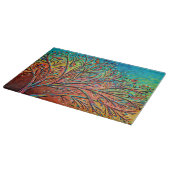 Sunrise Treetop Birds II Schneidebrett (Ecke)