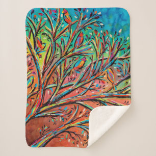 Sunrise Treetop Birds II Sherpadecke