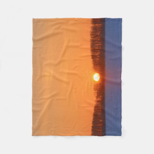 Sunrise über Prairie | Manitoba, Kanada Fleecedecke (Vorderseite)