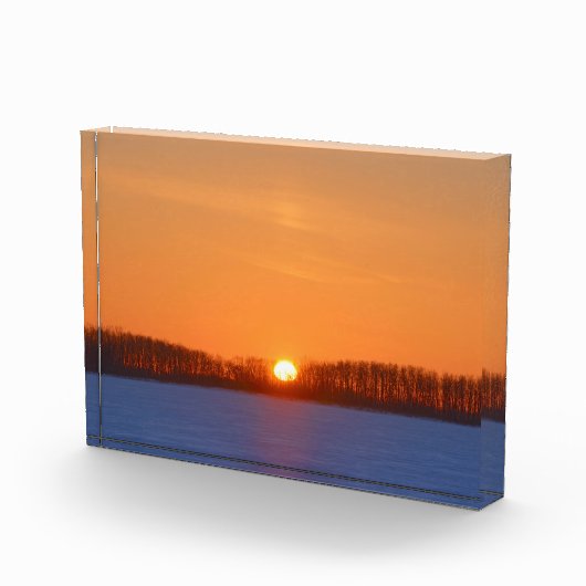 Sunrise über Prairie | Manitoba, Kanada Fotoblock (Rechts)