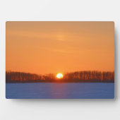 Sunrise über Prairie | Manitoba, Kanada Fotoplatte (Vorderseite)