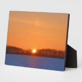 Sunrise über Prairie | Manitoba, Kanada Fotoplatte (Seite)