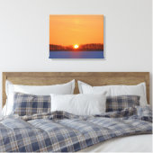 Sunrise über Prairie | Manitoba, Kanada Leinwanddruck (Insitu (Schlafzimmer))