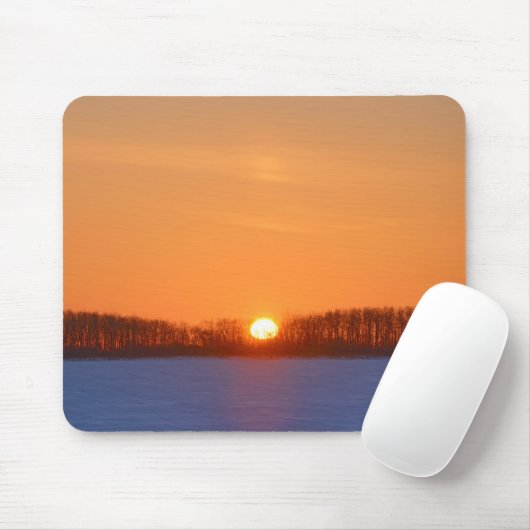 Sunrise über Prairie | Manitoba, Kanada Mousepad (Mit Mouse)