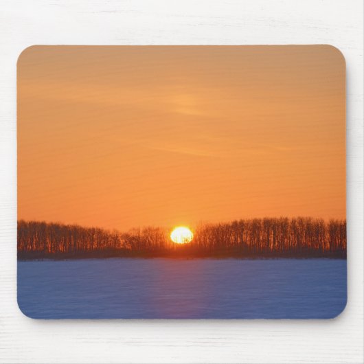 Sunrise über Prairie | Manitoba, Kanada Mousepad (Vorne)