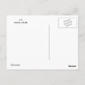 Sunrise und Gänse Postkarte (Rückseite)