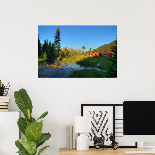 Sunrise Up Canyon Poster (Heimbüro)