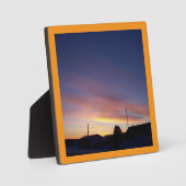 Sunrise Wall Art Design Fotoplatte (Vorderseite)