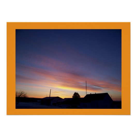 Sunrise Wall Art Design Poster (Vorderseite)