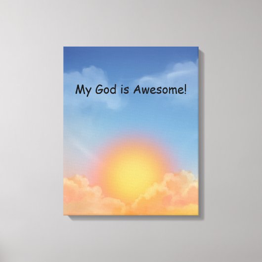 Sunrise Wall Art Leinwanddruck (Vorderseite)