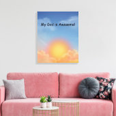 Sunrise Wall Art Leinwanddruck (Insitu (Wohnzimmer))