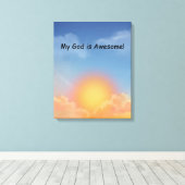 Sunrise Wall Art Leinwanddruck (Insitu (Holzboden))