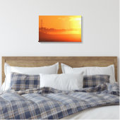 "Sunrise with Morning Fog" Leinwand drucken (Insitu (Schlafzimmer))