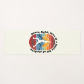 Sunrise Yoga Surya Namaskar: Frieden, Licht, Liebe Yogamatte (Vorderseite (Horizontal))