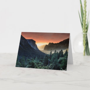 Sunrise Yosemite National Park Karte