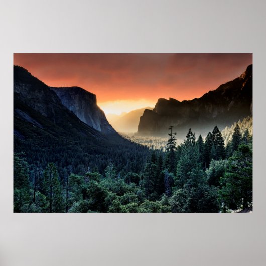 Sunrise | Yosemite National Park Poster (Vorne)