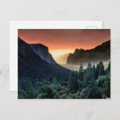 Sunrise | Yosemite National Park Postkarte (Vorne/Hinten)