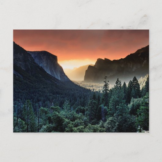 Sunrise | Yosemite National Park Postkarte (Vorderseite)