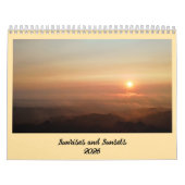 Sunrises and Sunsets 2026 Kalender (Titelbild)