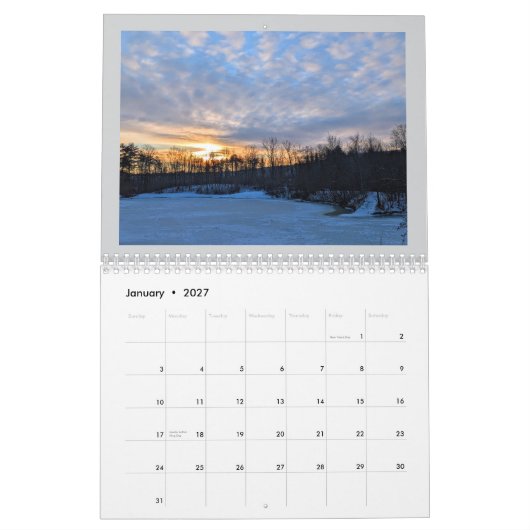 Sunrises and Sunsets 2026 Kalender (Jan 2027)