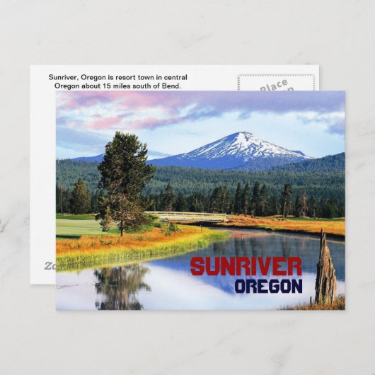 Sunriver Oregon Postcard Postkarte (Vorne/Hinten)