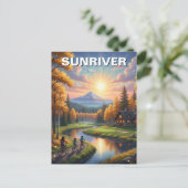 Sunriver Oregon Travel Postkarte (Stehend Vorderseite)