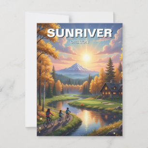Sunriver Oregon Travel Postkarte