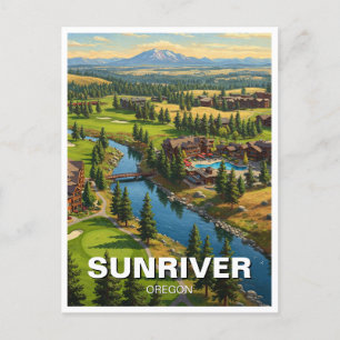Sunriver Oregon Travel Postkarte