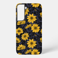 Sunroot, wilde Sonnenblumen in Gelb und Blau