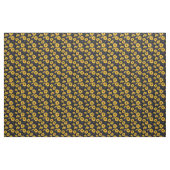 Sunroot, wilde Sonnenblumen in Gelb und Blau Stoff (Yard (91,4 cm))
