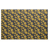 Sunroot, wilde Sonnenblumen in Gelb und Blau Stoff (Fat Quarter (45,7 x 55,9 cm))