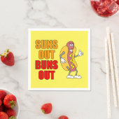 Suns aus Buns aus lustigen Hot Dog Serviette (Beispiel)