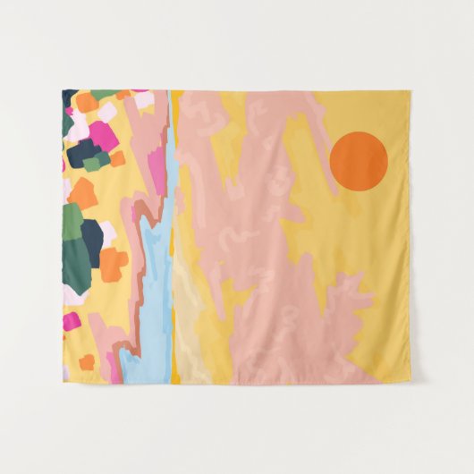 Sun's Embrace Wandteppich (Vorderseite (Horizontal))