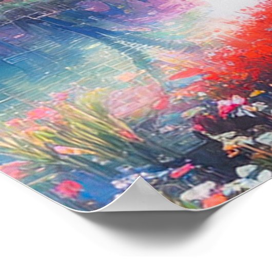 Sun's letzter Kuss auf dem Azure River Poster (Ecke)