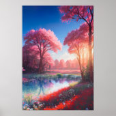 Sun's letzter Kuss auf dem Azure River Poster (Vorne)