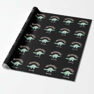 Sun's Out bricht Groovy Pregosaurus Funny Dino aus Geschenkpapier