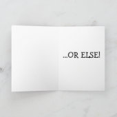 Sun's Out Geburtstagskarte Dankeskarte (Innenseite)