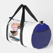 "Suns Out, Honks Out" - Verrückte Gans Surft Duffle Bag (Rechte Ecke)