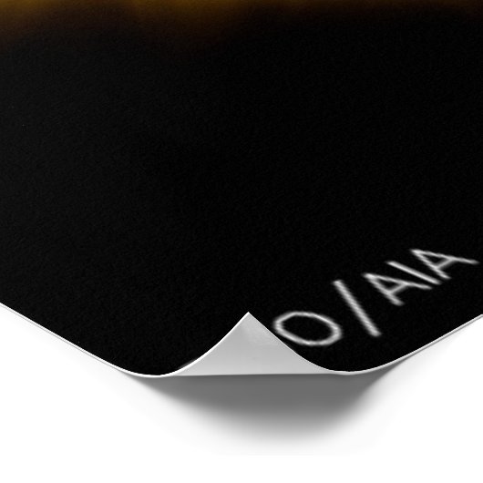 Sun's Quiet Corona Poster (Ecke)