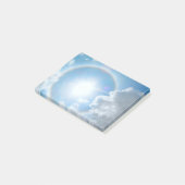 Suns Regenbogen-Halo Post-it Klebezettel (angewinkelt)