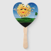 SUNS! SUNSHINE! SUNNY DAY OF GOLF! FÄCHER (Rückseite)