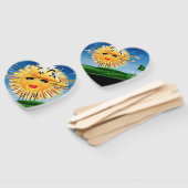 SUNS! SUNSHINE! SUNNY DAY OF GOLF! FÄCHER (Non-assembled)