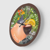 Suns über dem Yardarm Große Wanduhr (Winkel)