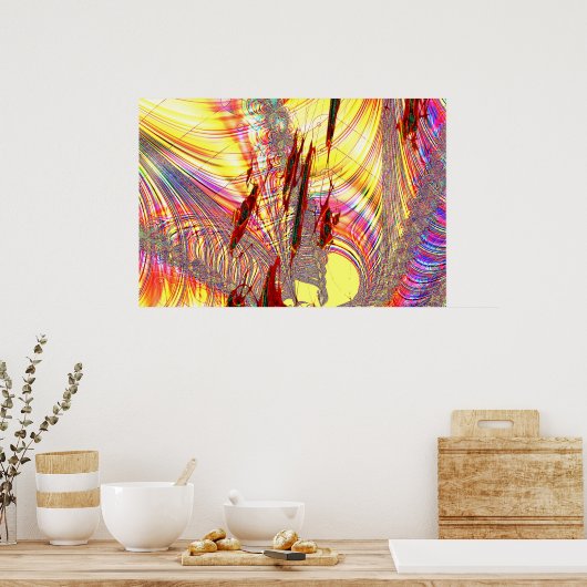 Suns Wormhole Poster (Küche)