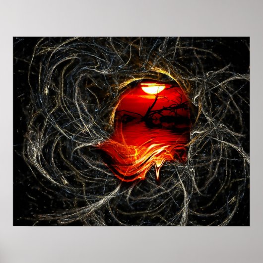 Sunsation Red Sunset Melts Poster (Vorne)