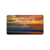 Sunset 1577 Adresse Adressaufkleber (Vorne)