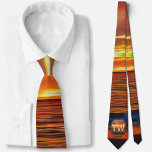 Sunset 1577 Monogramm Krawatte<br><div class="desc">Malerei "Sunset 1577" Sammlung Upgrade Ihren Schrank mit einer benutzerdefinierten Krawatte. Passend zu jedem Anzug, Kleid Shirt und Anlass. Tragen Sie sich im Büro oder bei einem Ausflug in die Stadt. Personalisieren Sie die Produktseite oder klicken Sie auf "Anpassen", um weitere Designoptionen zu erhalten. Das Design entstand aus meinem Gemälde...</div>